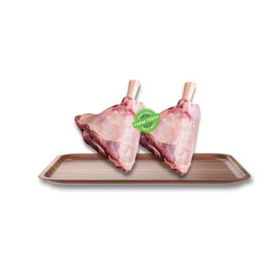 Fresh Mutton Shank Back Leg – Premium Halal Goat Meat for Curry and Roast